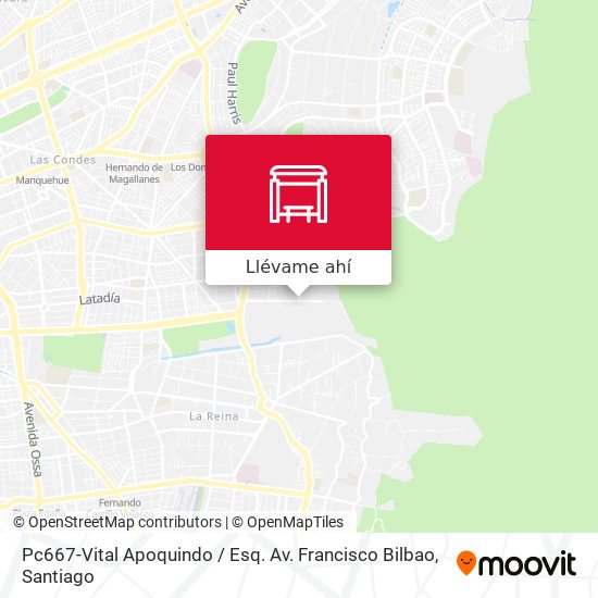 Mapa de Pc667-Vital Apoquindo / Esq. Av. Francisco Bilbao