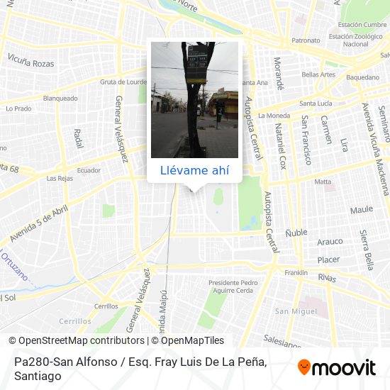 Mapa de Pa280-San Alfonso / Esq. Fray Luis De La Peña