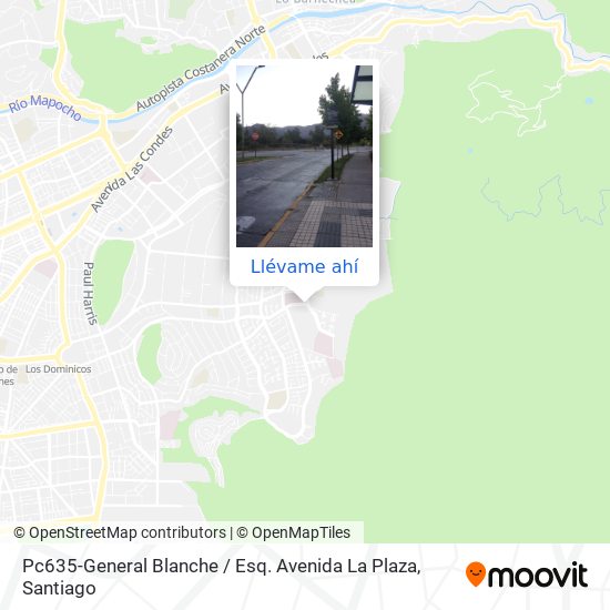 Mapa de Pc635-General Blanche / Esq. Avenida La Plaza