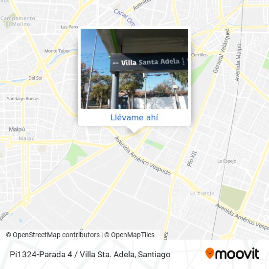 Mapa de Pi1324-Parada 4 / Villa Sta. Adela
