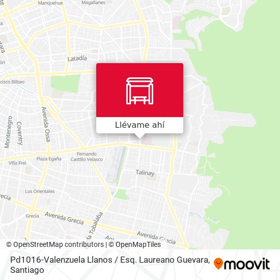 Mapa de Pd1016-Valenzuela Llanos / Esq. Laureano Guevara