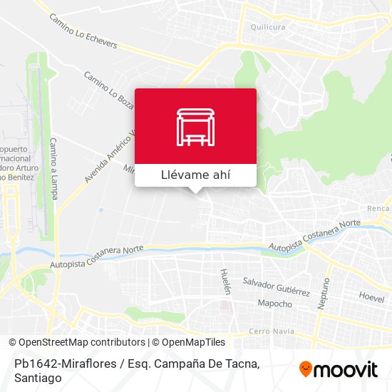 Mapa de Pb1642-Miraflores / Esq. Campaña De Tacna