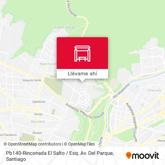 Mapa de Pb140-Rinconada El Salto / Esq. Av. Del Parque