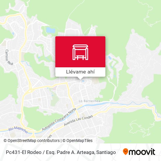 Mapa de Pc431-El Rodeo / Esq. Padre A. Arteaga