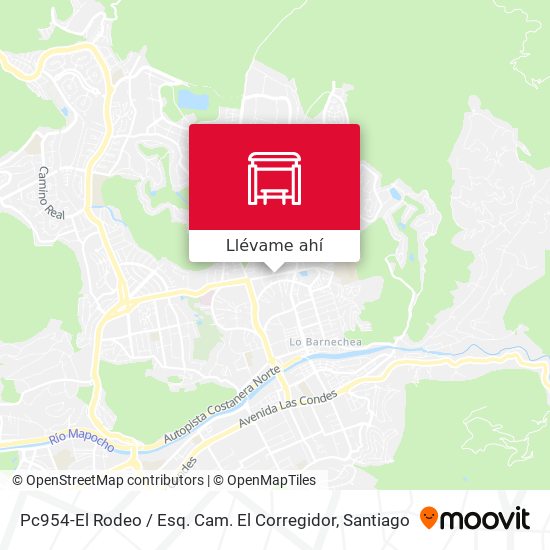 Mapa de Pc954-El Rodeo / Esq. Cam. El Corregidor