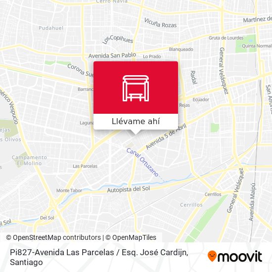 Mapa de Pi827-Avenida Las Parcelas / Esq. José Cardijn