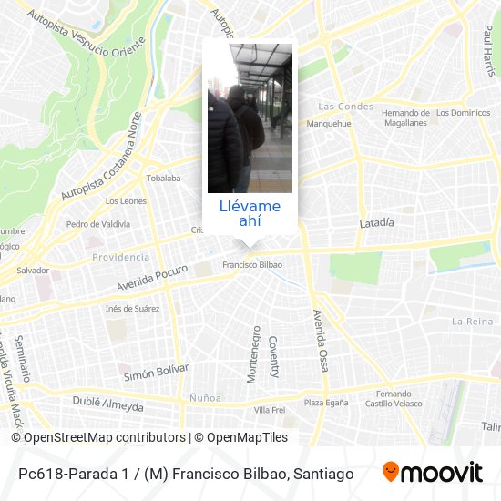 Mapa de Pc618-Parada 1 / (M) Francisco Bilbao