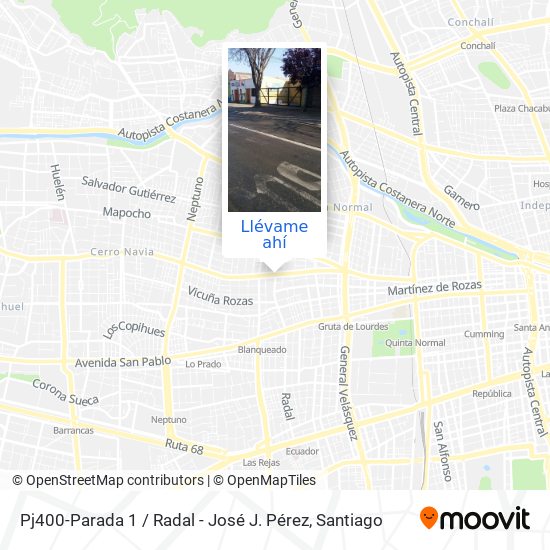 Mapa de Pj400-Parada 1 / Radal - José J. Pérez