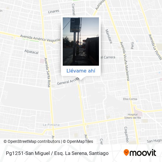 Mapa de Pg1251-San Miguel / Esq. La Serena