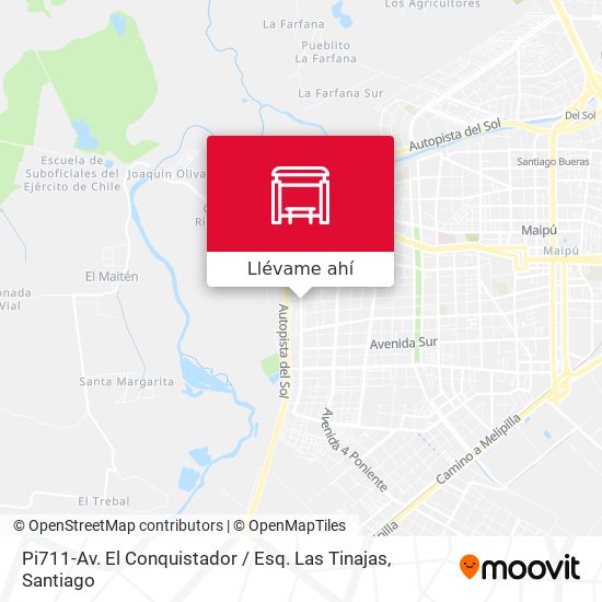 Mapa de Pi711-Av. El Conquistador / Esq. Las Tinajas