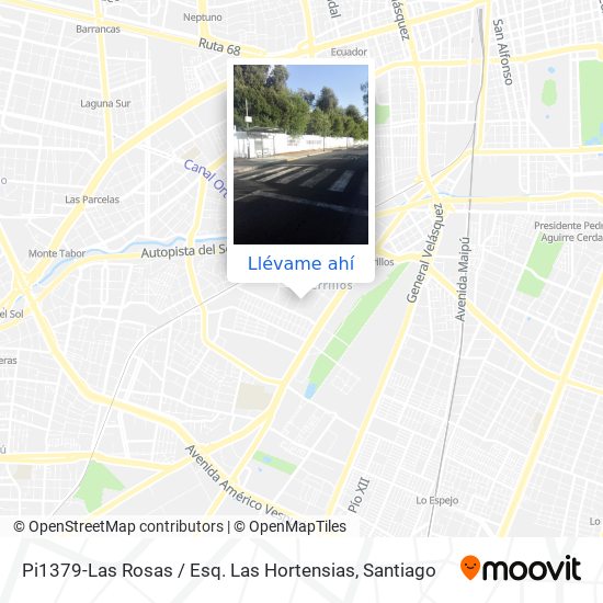 Mapa de Pi1379-Las Rosas / Esq. Las Hortensias