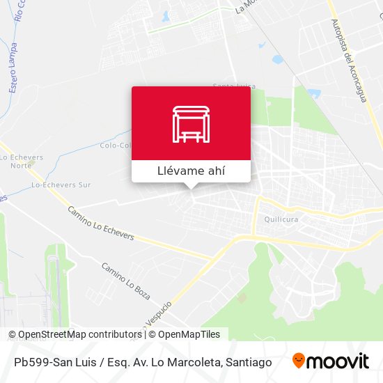 Mapa de Pb599-San Luis / Esq. Av. Lo Marcoleta