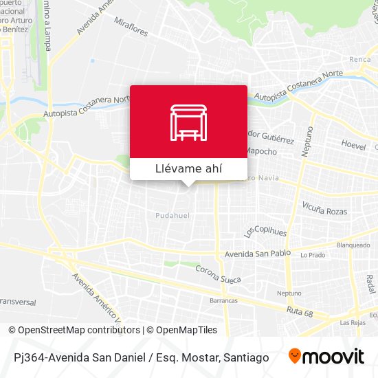 Mapa de Pj364-Avenida San Daniel / Esq. Mostar