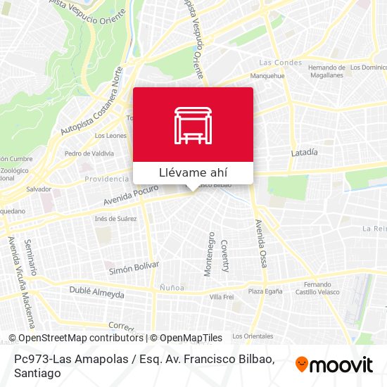 Mapa de Pc973-Las Amapolas / Esq. Av. Francisco Bilbao