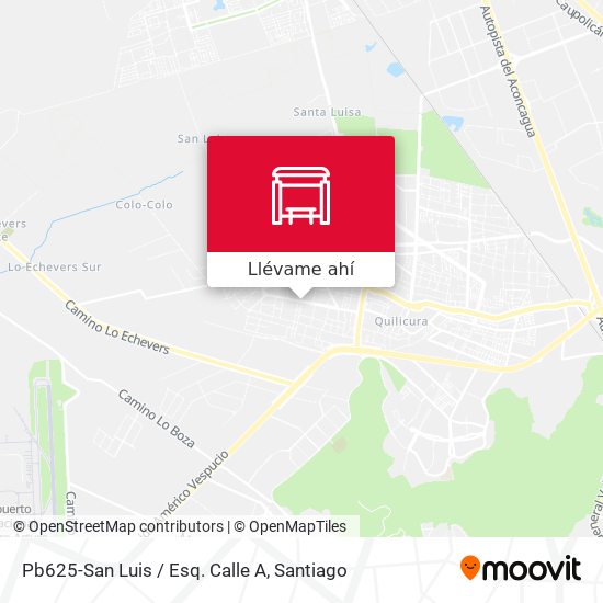 Mapa de Pb625-San Luis / Esq. Calle A