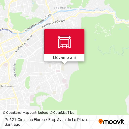 Mapa de Pc621-Circ. Las Flores / Esq. Avenida La Plaza
