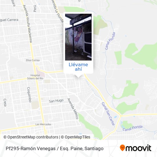 Mapa de Pf295-Ramón Venegas / Esq. Paine