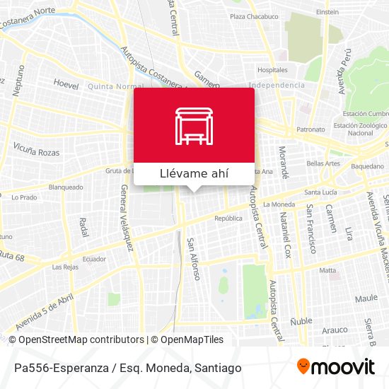 Mapa de Pa556-Esperanza / Esq. Moneda