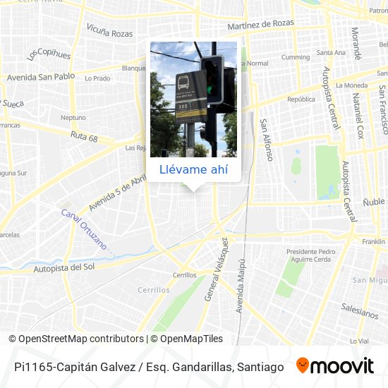 Mapa de Pi1165-Capitán Galvez / Esq. Gandarillas