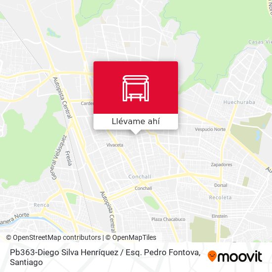 Mapa de Pb363-Diego Silva Henríquez / Esq. Pedro Fontova