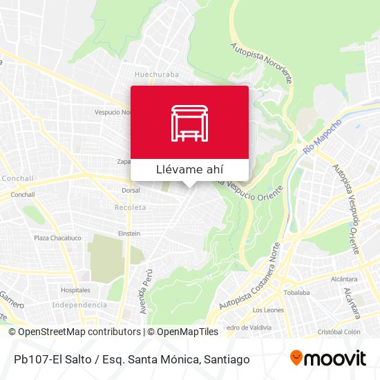 Mapa de Pb107-El Salto / Esq. Santa Mónica