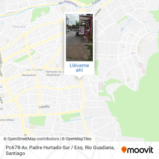 Mapa de Pc678-Av. Padre Hurtado-Sur / Esq. Río Guadiana