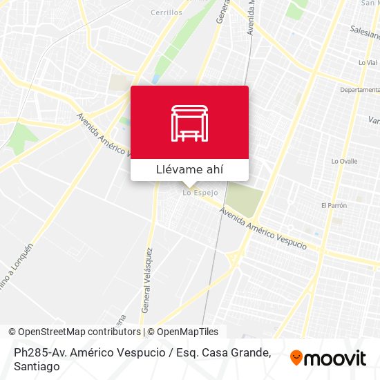 Mapa de Ph285-Av. Américo Vespucio / Esq. Casa Grande