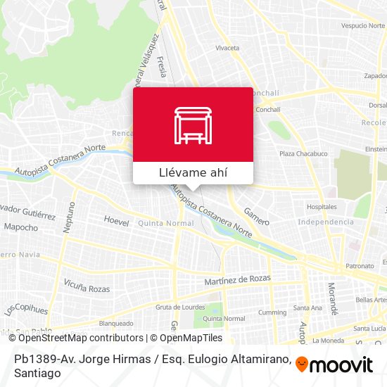 Mapa de Pb1389-Av. Jorge Hirmas / Esq. Eulogio Altamirano