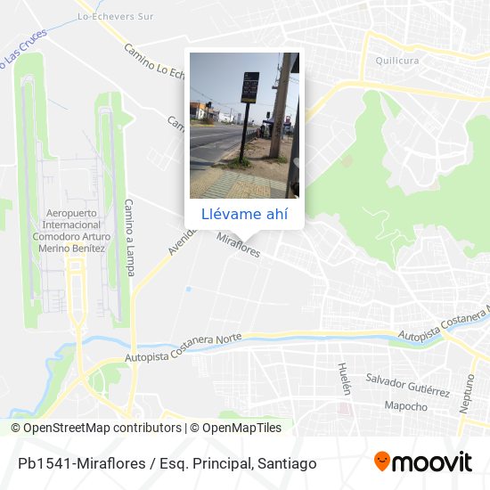 Mapa de Pb1541-Miraflores / Esq. Principal