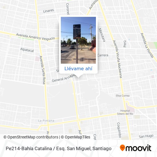 Mapa de Pe214-Bahía Catalina / Esq. San Miguel