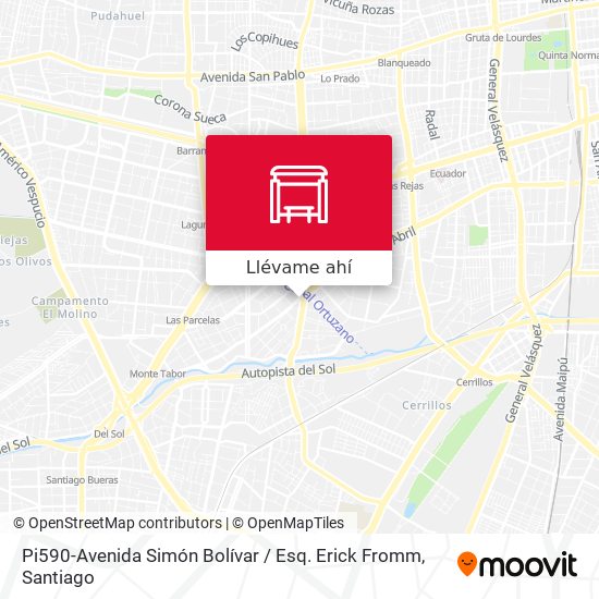 Mapa de Pi590-Avenida Simón Bolívar / Esq. Erick Fromm