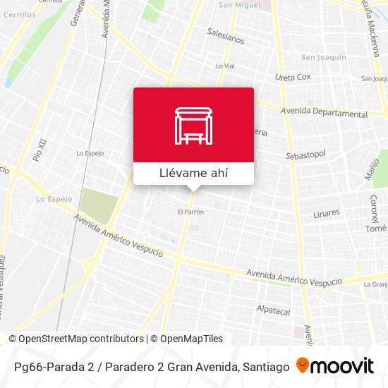 Mapa de Pg66-Parada 2 / Paradero 2 Gran Avenida