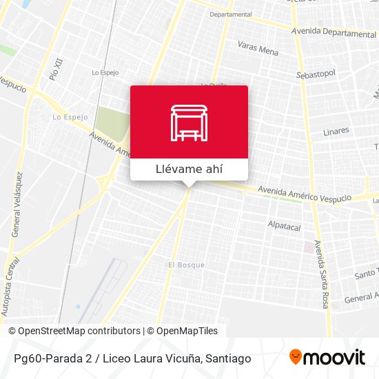 Mapa de Pg60-Parada 2 / Liceo Laura Vicuña
