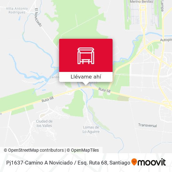 Mapa de Pj1637-Camino A Noviciado / Esq. Ruta 68