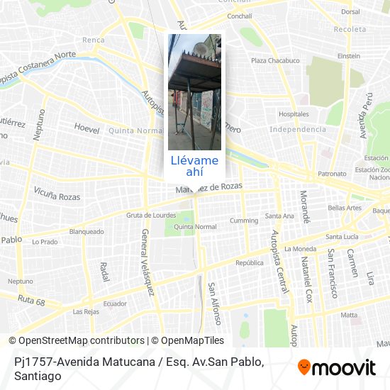 Mapa de Pj1757-Avenida Matucana / Esq. Av.San Pablo