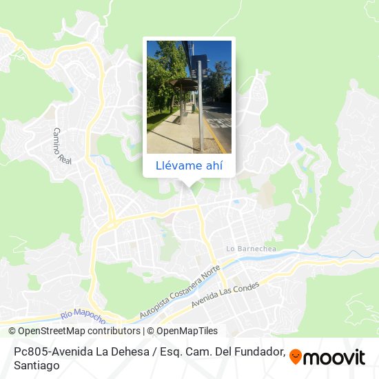 Mapa de Pc805-Avenida La Dehesa / Esq. Cam. Del Fundador