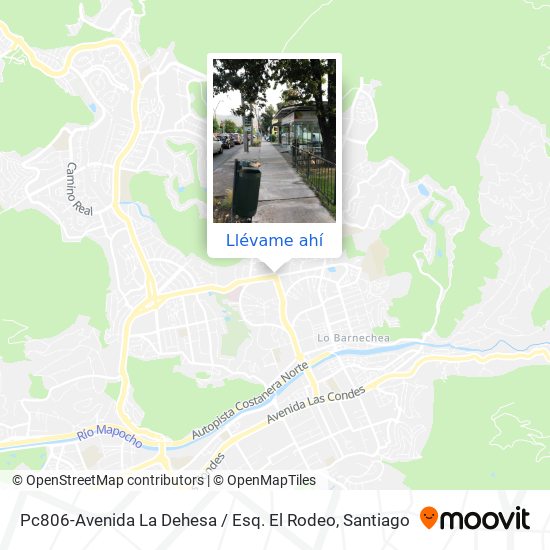 Mapa de Pc806-Avenida La Dehesa / Esq. El Rodeo