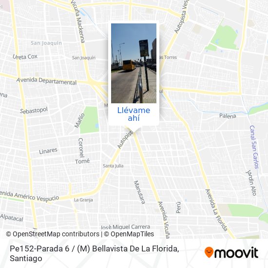 Mapa de Pe152-Parada 6 / (M) Bellavista De La Florida