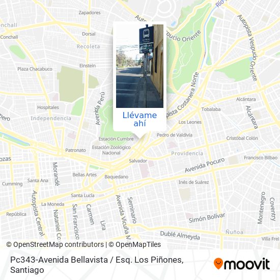 Mapa de Pc343-Avenida Bellavista / Esq. Los Piñones