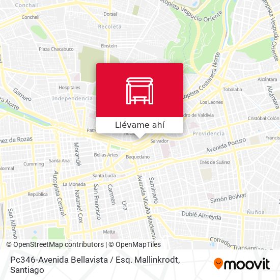 Mapa de Pc346-Avenida Bellavista / Esq. Mallinkrodt
