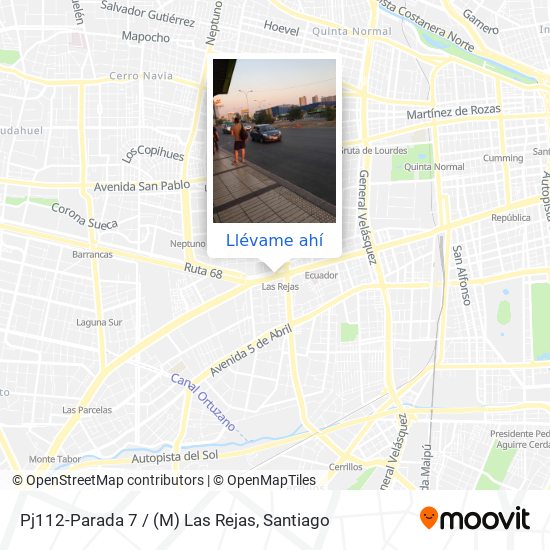 Mapa de Pj112-Parada 7 / (M) Las Rejas