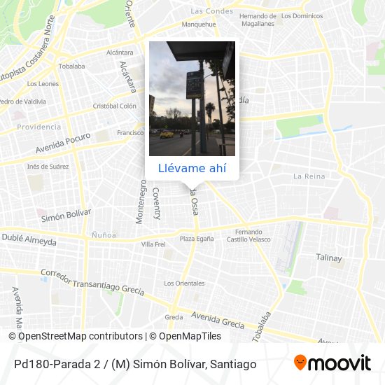 Mapa de Pd180-Parada 2 / (M) Simón Bolívar