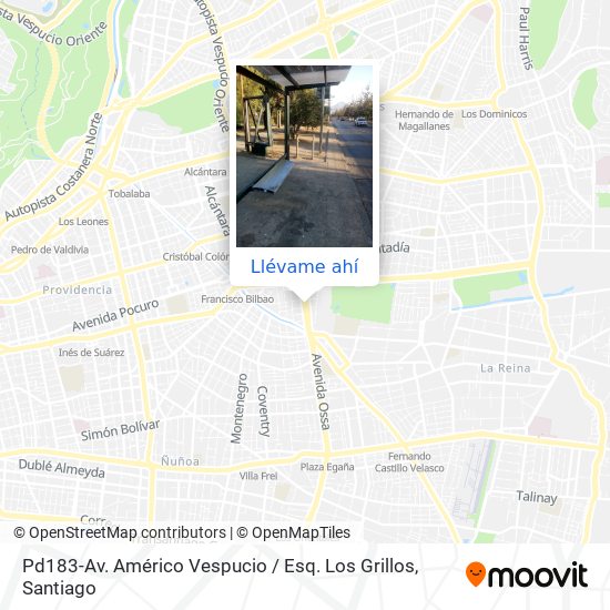 Mapa de Pd183-Av. Américo Vespucio / Esq. Los Grillos