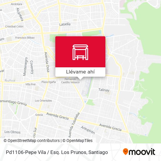 Mapa de Pd1106-Pepe Vila / Esq. Los Prunos
