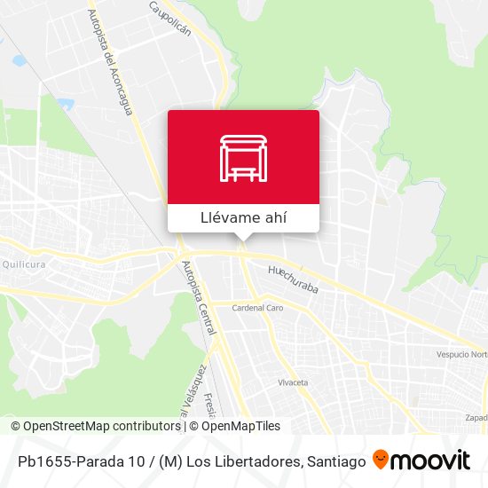 Mapa de Pb1655-Parada 10 / (M) Los Libertadores