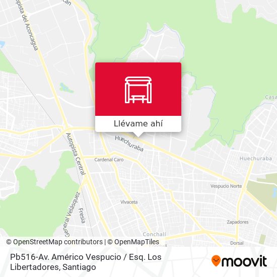 Mapa de Pb516-Av. Américo Vespucio / Esq. Los Libertadores