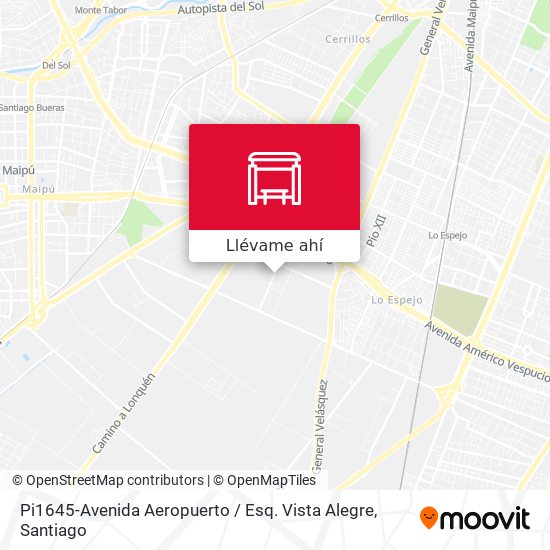 Mapa de Pi1645-Avenida Aeropuerto / Esq. Vista Alegre