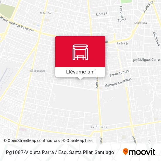 Mapa de Pg1087-Violeta Parra / Esq. Santa Pilar