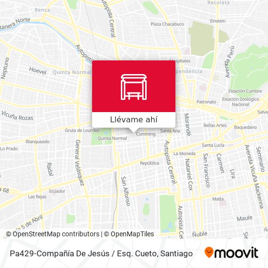 Mapa de Pa429-Compañía De Jesús / Esq. Cueto