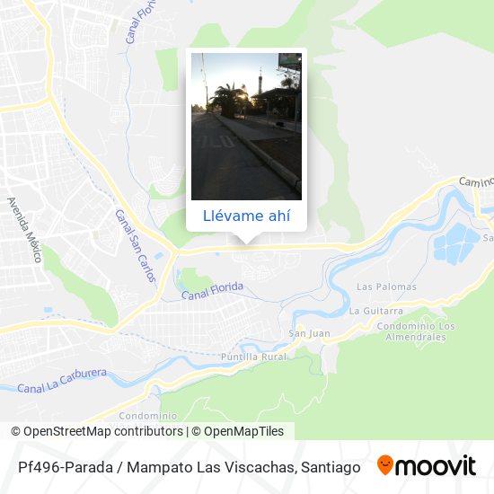 Mapa de Pf496-Parada / Mampato Las Viscachas